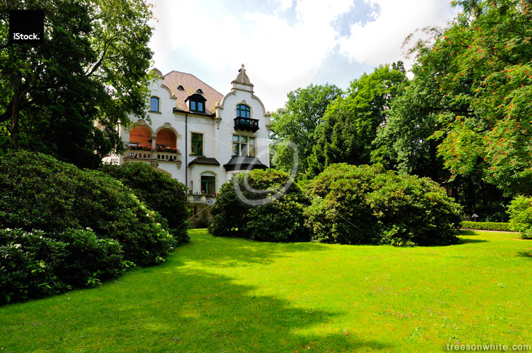 Mansion from 1898 in Dresden, Germany with Garden.