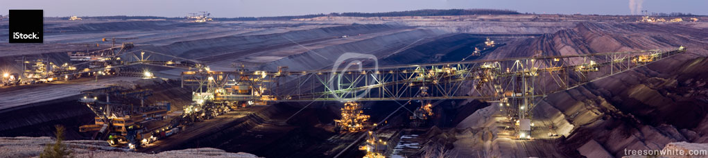 Open-pit Coal Mine, Germany.