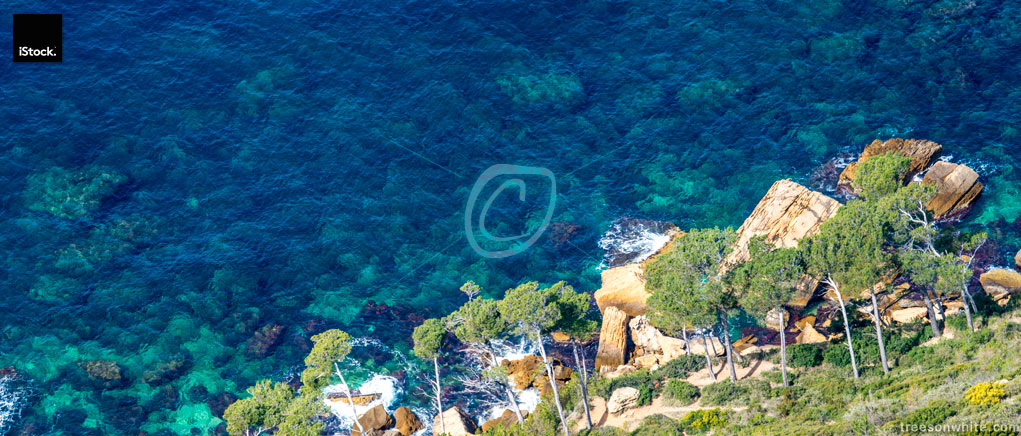 Mediterranean Sea and beach near Cassis in Provence-Alpes-Côte